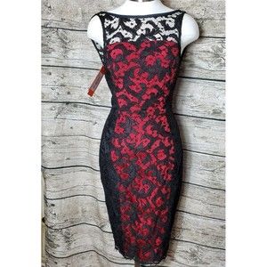 lace top cocktail dress Mock Neck Lace Short Sleeve Top (Black) Black / M